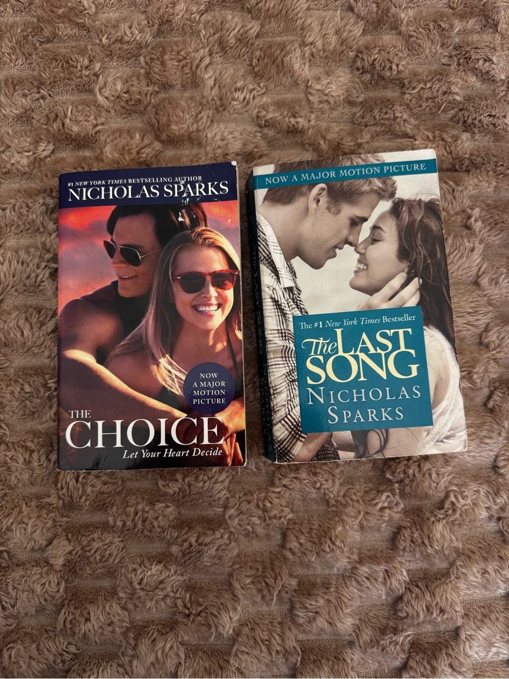 Nicholas Sparks Paperback Books Set of 2